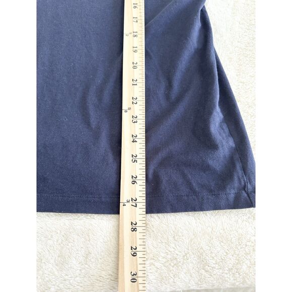 Polo Ralph Lauren T-Shirt Mens Size L Navy Short Sleeve V-Neck - Picture 5 of 5